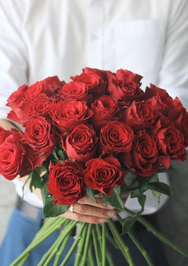 röda rosor till alla hjärtans dag